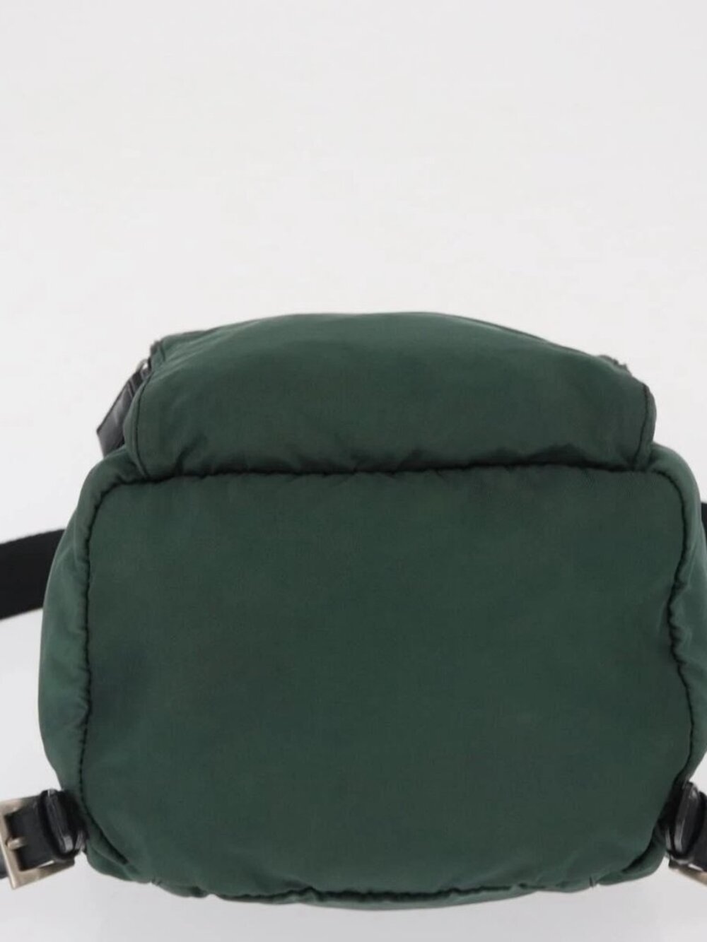 PRADA Backpack Nylon Green Silver Auth ki6395 - Picture 6 of 15